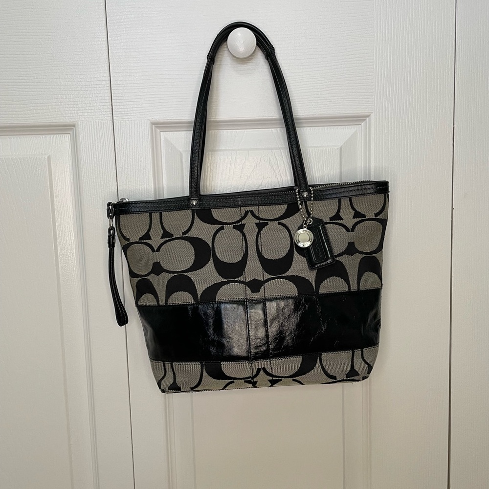 Coach Monogram Tote
